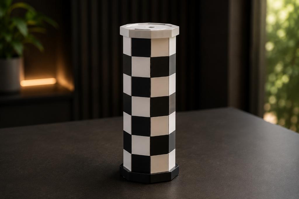 Magnetic 3D Printed Chess Set View 1