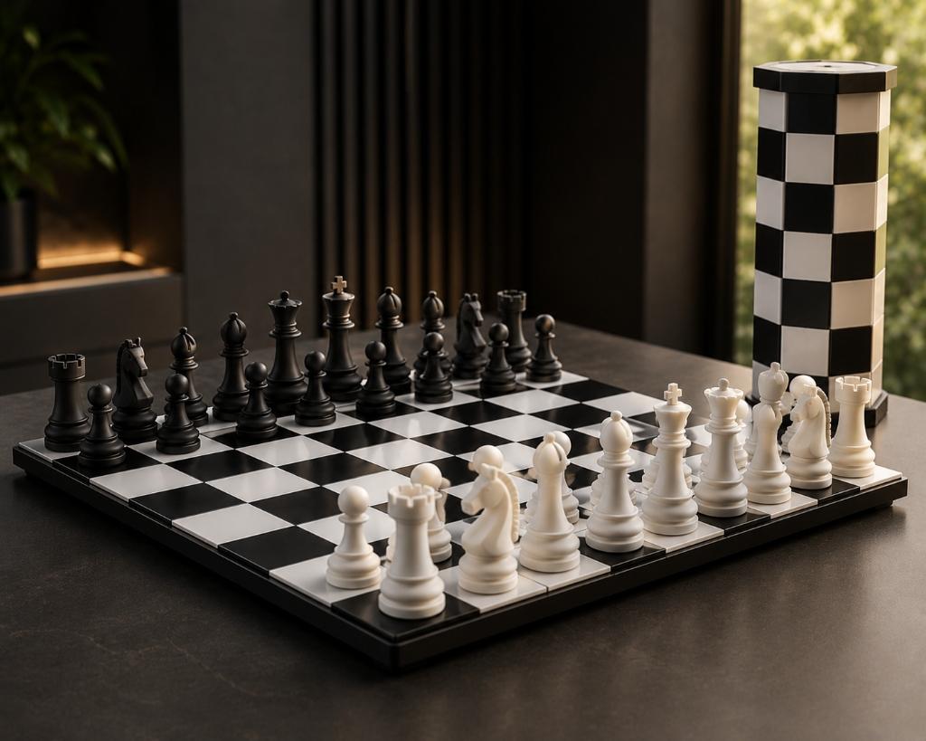 Magnetic 3D Printed Chess Set thumbnail 2