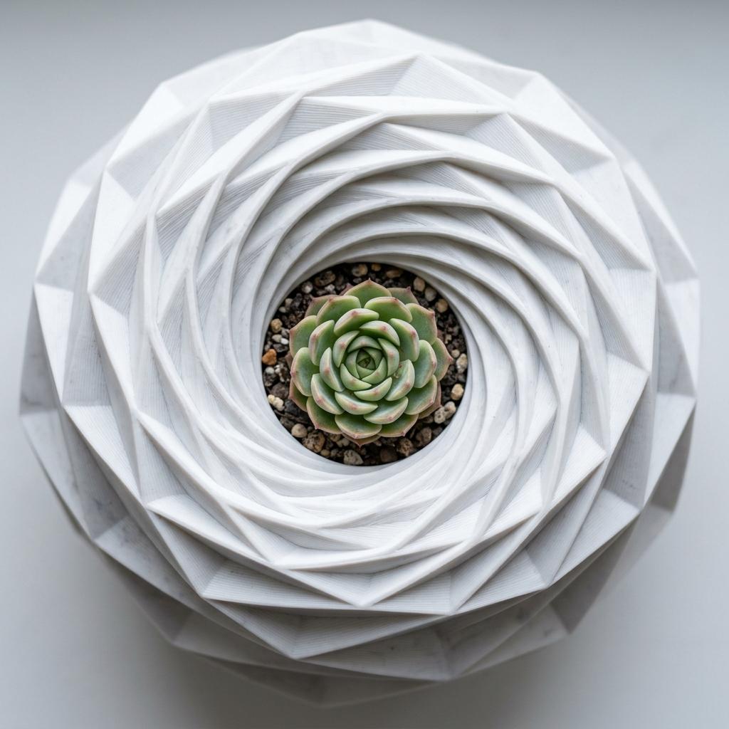 Self-Watering Hexagonal Planter thumbnail 2